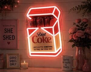 Diet Coke Cig Fridge “Just A Little Something To Take The Edge Off” LED 11.8x8.2